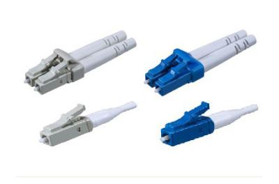 China LC Single Mode Or Multi Mode LC Fiber Optic Connector UL-rated Plastic Housing And Boot for sale