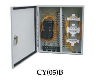 China White color Indoor Fiber Optic Terminal Box Wall Mounting 72 Cores With SC / FC / LC / ST Port for sale