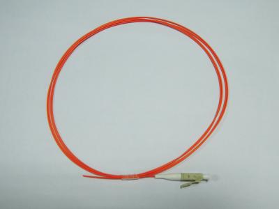 China LSZH PVC, OM1, OM2 or OM3 LC PC MM SX 0.9mm Fiber Optic Pigtails for Industrial, Medical & Military for sale