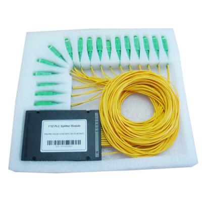 China Divisor de la fibra óptica del PLC 1×32 para la fibra al hogar en venta