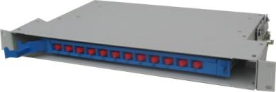 China FC,SC,ST,LC optinal 48 ports 12 Cores 1U / 2U 19 inch size Fiber ODF Unit Box for sale