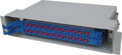 China FC,SC,ST,LC optinal 24 Cores ODF CATV Rack-mount Fiber Unit Box for sale