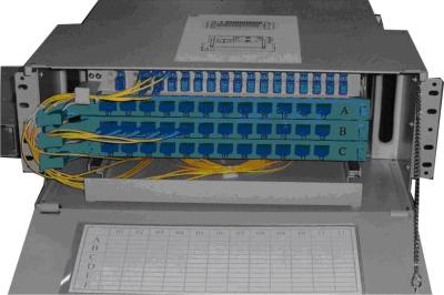 China 175 * 482 * 320mm 4U 36 Cores Fiber Optic ODF Unit Box appliy in network cabinets for sale