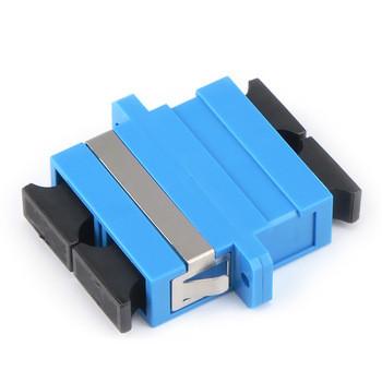 China SC azul/UPC do duplex do adaptador de rede da fibra óptica do único modo do adaptador da fibra óptica à venda