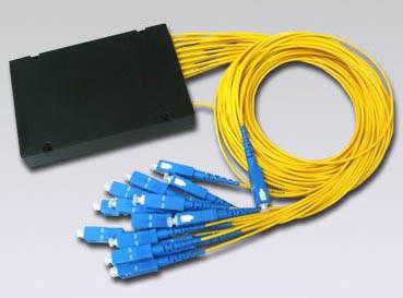 China PLC 1x12 SC/UPC SM Fiber Optic Splitter applied in FTTX / PON networks for sale