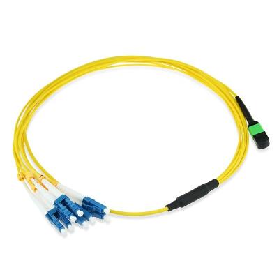 China G657A MPO MTP Breakout Fiber Optic Patch Cord 8 Core for sale