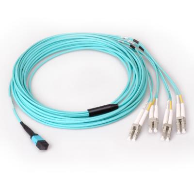 China Cabo de remendo 1M da fibra ótica LC OM3/OM4 8/12/24f G657A1 MPO/MTP à venda