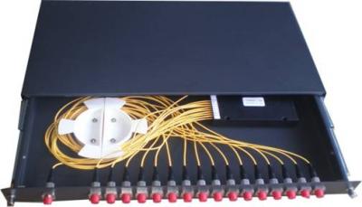 China FC,SC,ST,LC optinal Rack Mounted Fiber Distribution Box Splitter Module For FTTH Network for sale