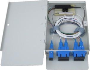 China Easy for operation wall mounted type Fiber Optic Terminal Box 455 * 405 * 100mm for sale