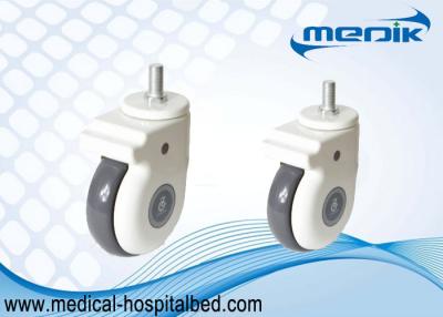 China TPU Tires Medical Casters Heavy Duty Swivel Casters Double Brake for sale