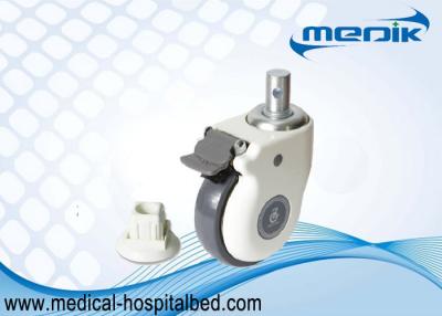 China Heavy Duty Locking Casters Hospital Bed Casters Linkage Mechanism Design for sale
