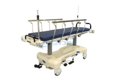China Hydraulic Fluoroscopy Transport Trolley With Adjustable Backrest For ICU Room for sale