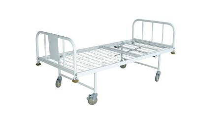China Ambulance Mechanical Hospital Bed With Epoxy Coated Steel Foot Board for sale
