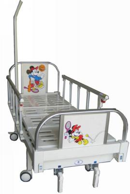 China Las camas de hospital pediátricas ajustables del manual para los niños se dirigen el oficio de enfermera en venta