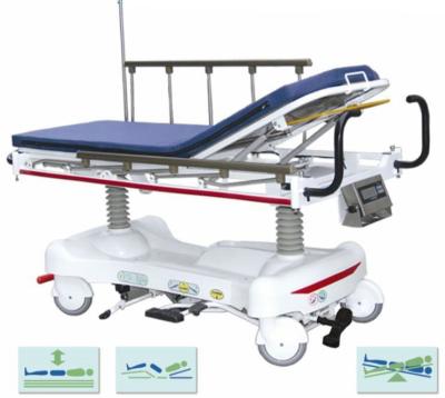 China Hydraulic stretcher trolley with scaling system for transporting patients for sale