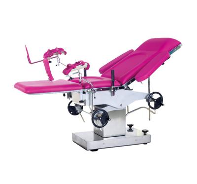 China Manul Hydraulic Obstetric Delivery Table Labour With 304 SS Base for sale