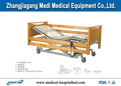 China Adjustable Home Care Beds With Central Locking Casters Remote Handset for sale