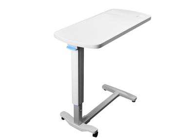中国 入院患者の使用のための高さAjustableのOverbedの移動可能なプラスチック医学のテーブル 販売のため