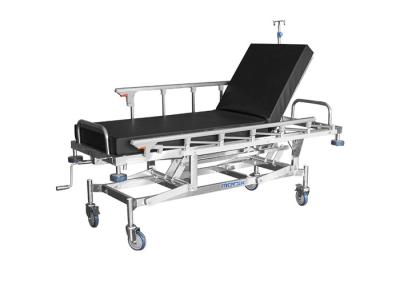 China Stainless Steel Emergency Stretcher With Manual CPR Backrest Adjustable for sale