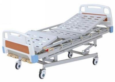 China Multi Function Manual Hospital Bed With 4 Cranks For Adults for sale