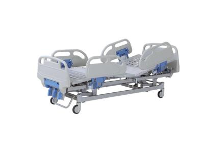 China Luxury Manual Hospital Bed , Multifunction Intensive Care Bed With CPR for sale