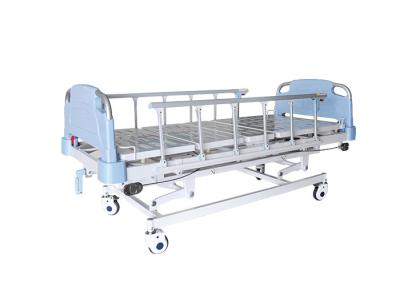China Detachable Manual Hospital Bed ABS Head And Foot Board 3 Function for sale