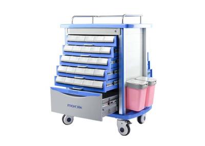 China Multifunction Removable Medical Cart For Dispensing Medicine With Inner Divided for sale