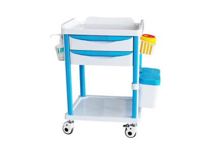 China ABS Structure Hospital Crash Cart 	625*475*930 Mm Size With 5 Drawers Fit Emergency for sale