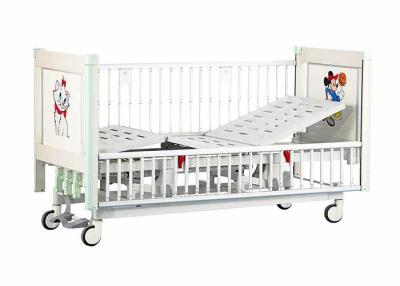 China Steel Pediatric Hospital Beds With Aluminum Alloy Side Rails In Full Length for sale