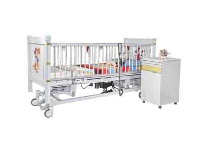 Chine Cinq lits d'hôpital pédiatriques électriques de fonction avec les rails latéraux télescopiques d'alliage d'aluminium à vendre