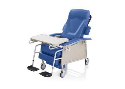 China Mechanical Blood Donor Bed , Manual Blood Donor Chair With Folding Leg Section for sale