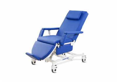 中国 Hopistal/医院のための足車の足台が付いている背部調節可能な電気透析の椅子 販売のため
