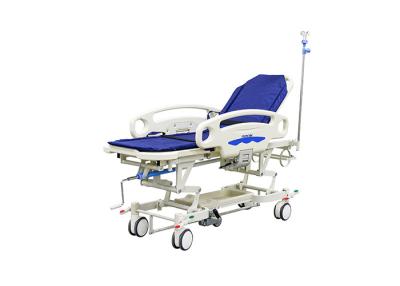 China Mobile Manual Hospital Transfer Stretcher Trolley With Side Rails for sale