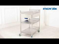 Stainless Steel Medical Trolley Anti Rust For Clinics
