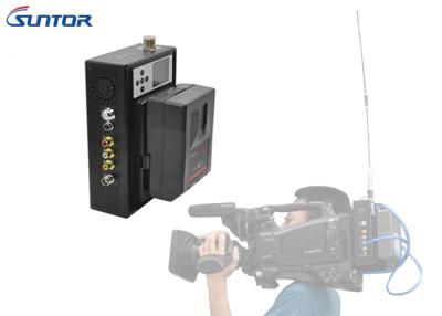 China 2W COFDM Fast Moving HD AV Transmitter , Wifi Video Sender With Dual V Battery Mounts for sale