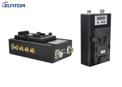 中国 300-4400MHz Manpackのアナログのビデオ送信機、アナログの送信機および受信機 販売のため