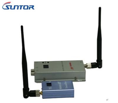 China Receptor video inalámbrico análogo 1.2GHz determinado 500mW 15CH los 200-300m del transmisor de la elevación en venta