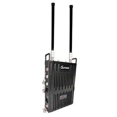 China MB33 10km Concealed Safe Tight Backpack COFDM Digital Wireless Video Audio Transmitter with Battery for sale