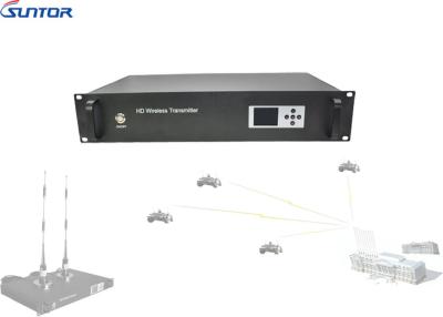 China Remote Control COFDM Video Transmitter , Vehicle Mounted Wireless Video Transmission System for sale