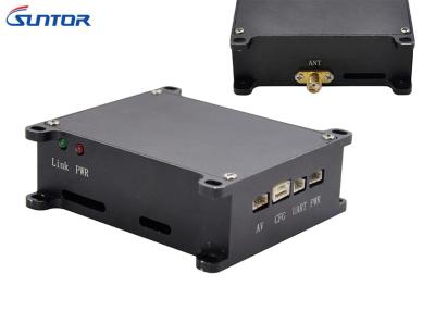 China Transmisor de video de audio UGV / robot COFDM, transmisor de audio de video inalámbrico de 1w en venta