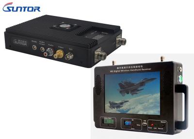 China transmissor 300-860MHz e receptor video sem fio profissionais para militar/industrial à venda