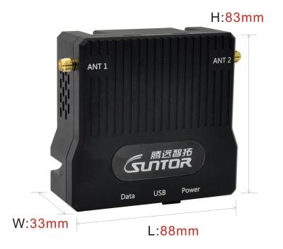 China 15-20KM 1.4GHz OFDM Drone Video Transmitter And Receiver UAV Wireless DC 9~13V for sale