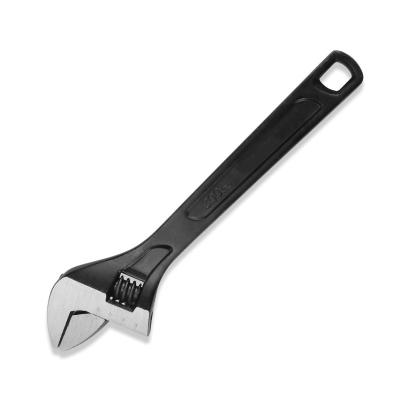 China Black finished carbon steel adjustable wrench, 10'' Auto repair wrench for sales for sale