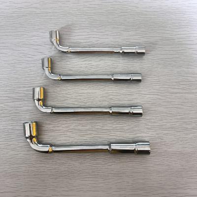 China L Type Double Ends Hexagon 6 Point Offset Wheel Nut Spanner Sleeve Wrench 6mm to 32mm for sale