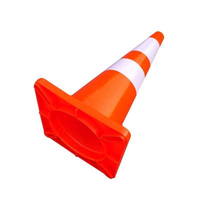 China 70cm High quality road divider pvc marker cone, Thailand cones safety sign PE traffic cone for sale