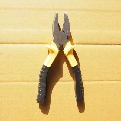 China 6inch Combination Pliers Long Nose Pliers Diagonal Cutting Pliers With Rubber Handle Design for sale