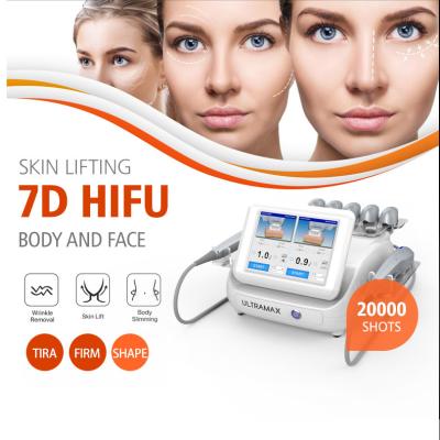 China Máquina de corpo de ultrassom focalizada 7d Hifu máquina de emagrecimento facial para remoção de rugas à venda