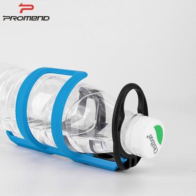 China PC PROMEND BICYCLE TONE COLOR COLOR BOTTLE CAGE DOUBLE BOTTLE CAGE BIKE LIGHTWEIGHT PLASTIC WATER BOTTLE CAGE for sale