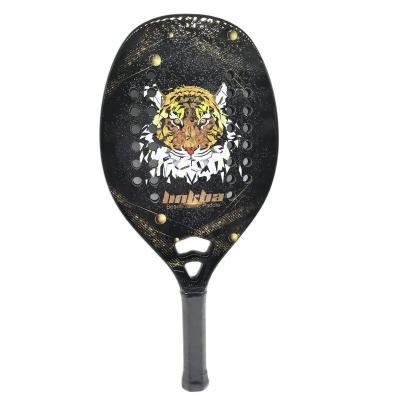 China Beach Tennis Racket Carbon Fiber and Firberglass Soft Face Padel Tennis Racquet for sale