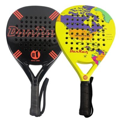 China Beach Tennis Rackets Carbon Fiber Raqueta Padel With Bag For Adult Exercise for sale